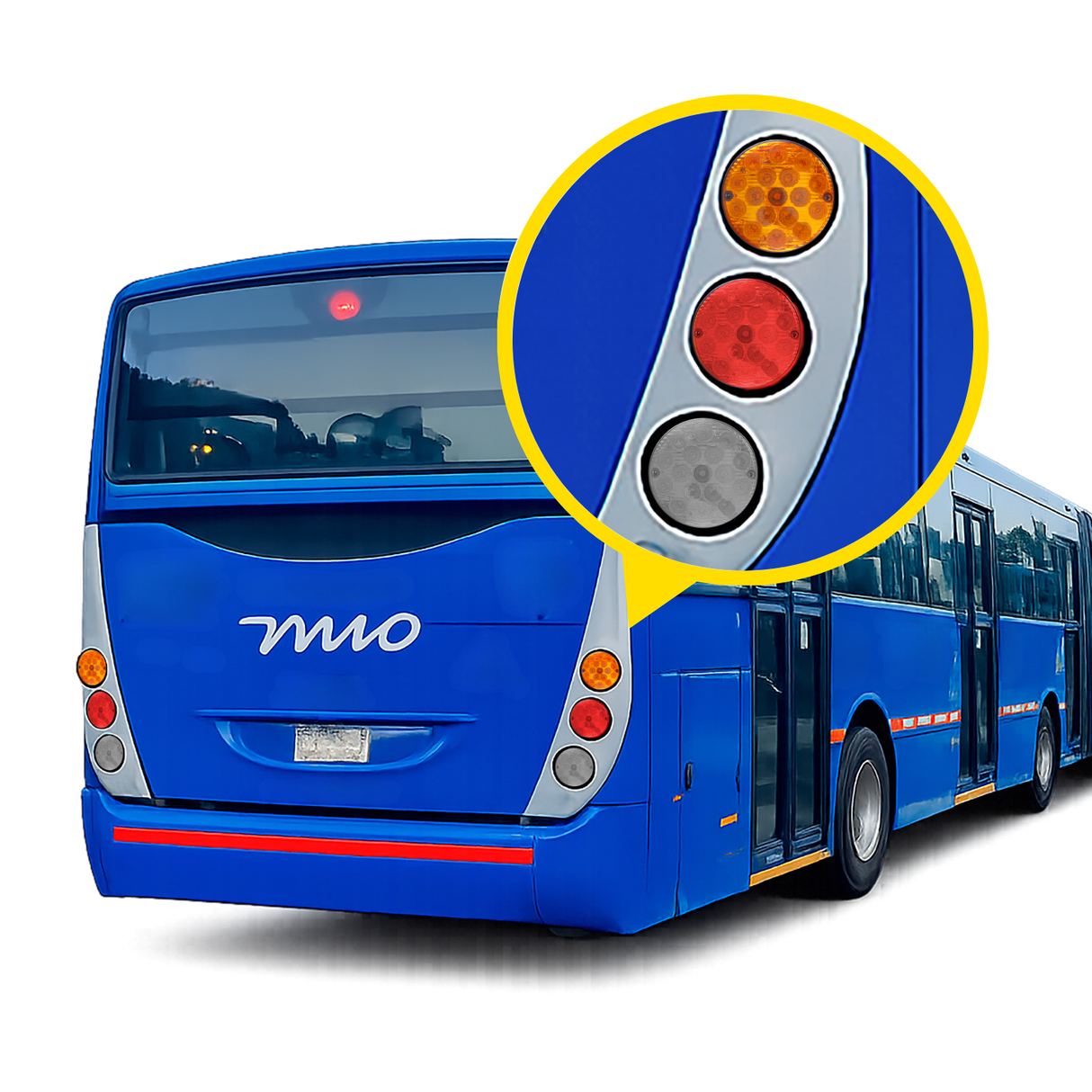 Lámpara LED Ø150mm Bus Transporte Masivo