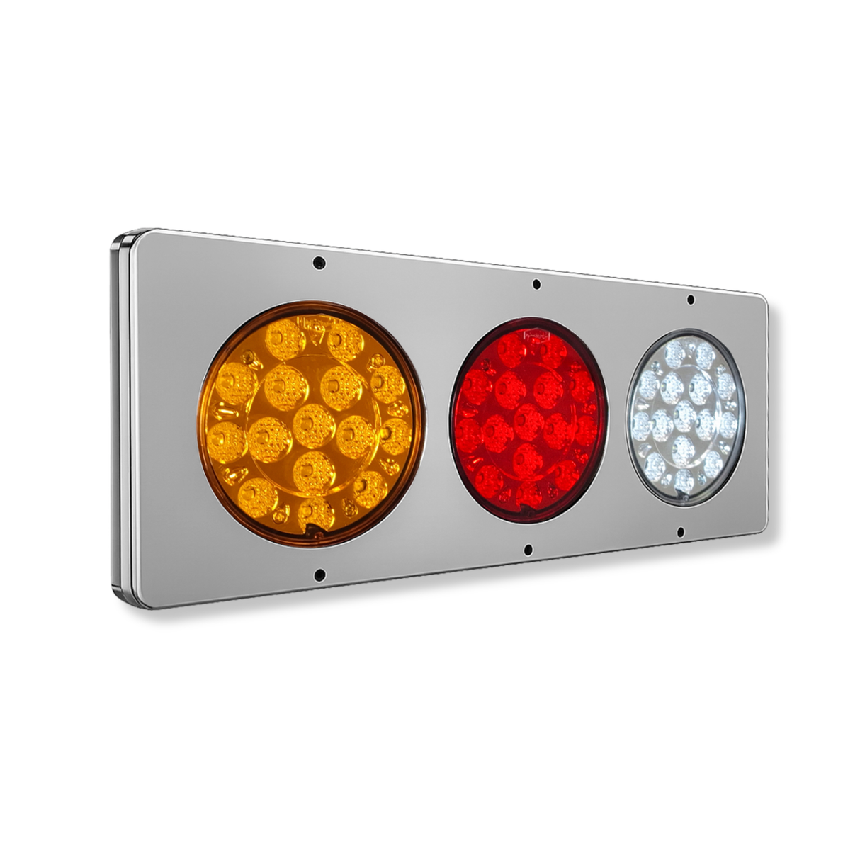 Lámpara LED Triple Base Cromada
