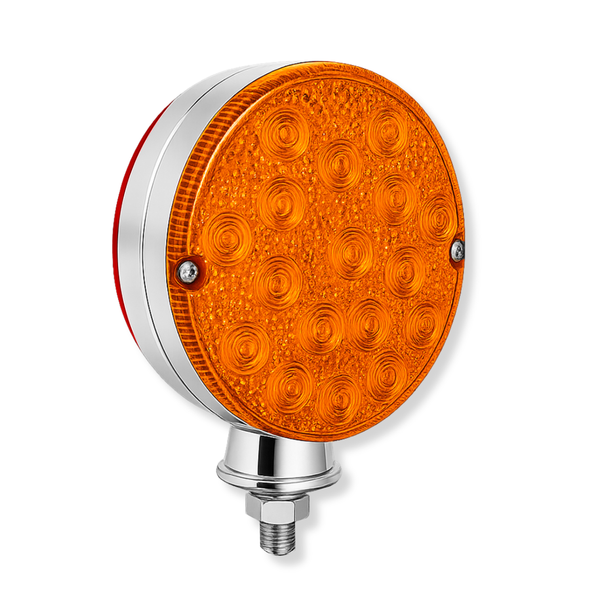 Lámpara Semáforo LED Aro en ABS Cromado Ø110mm