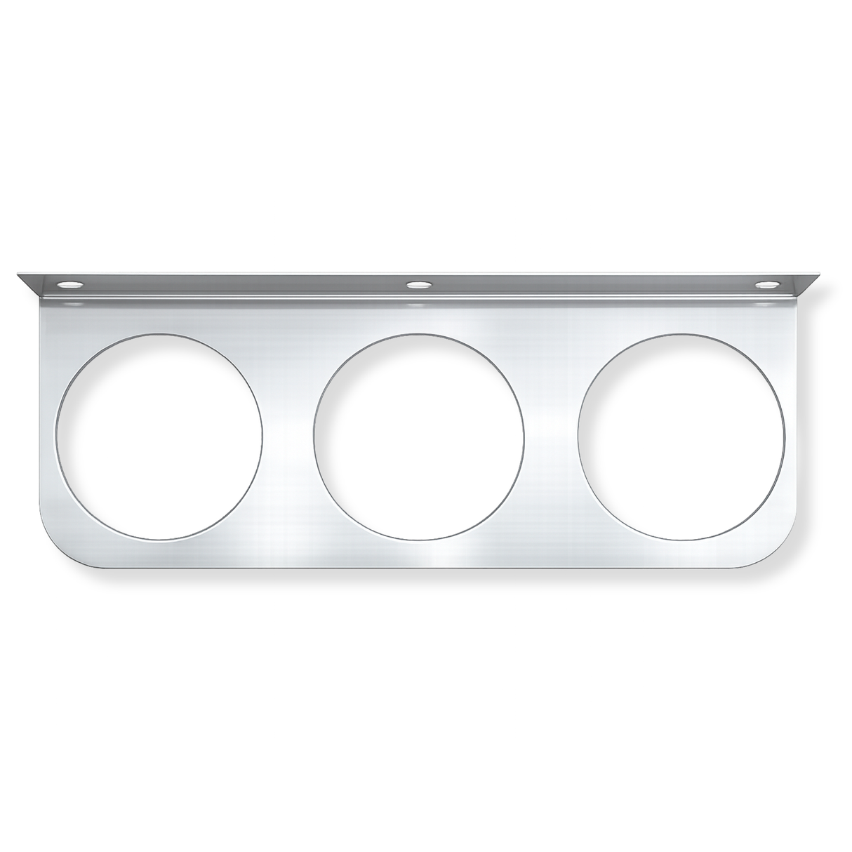 Soporte Lateral Triple en Acero Inoxidable para Lámparas 4´´