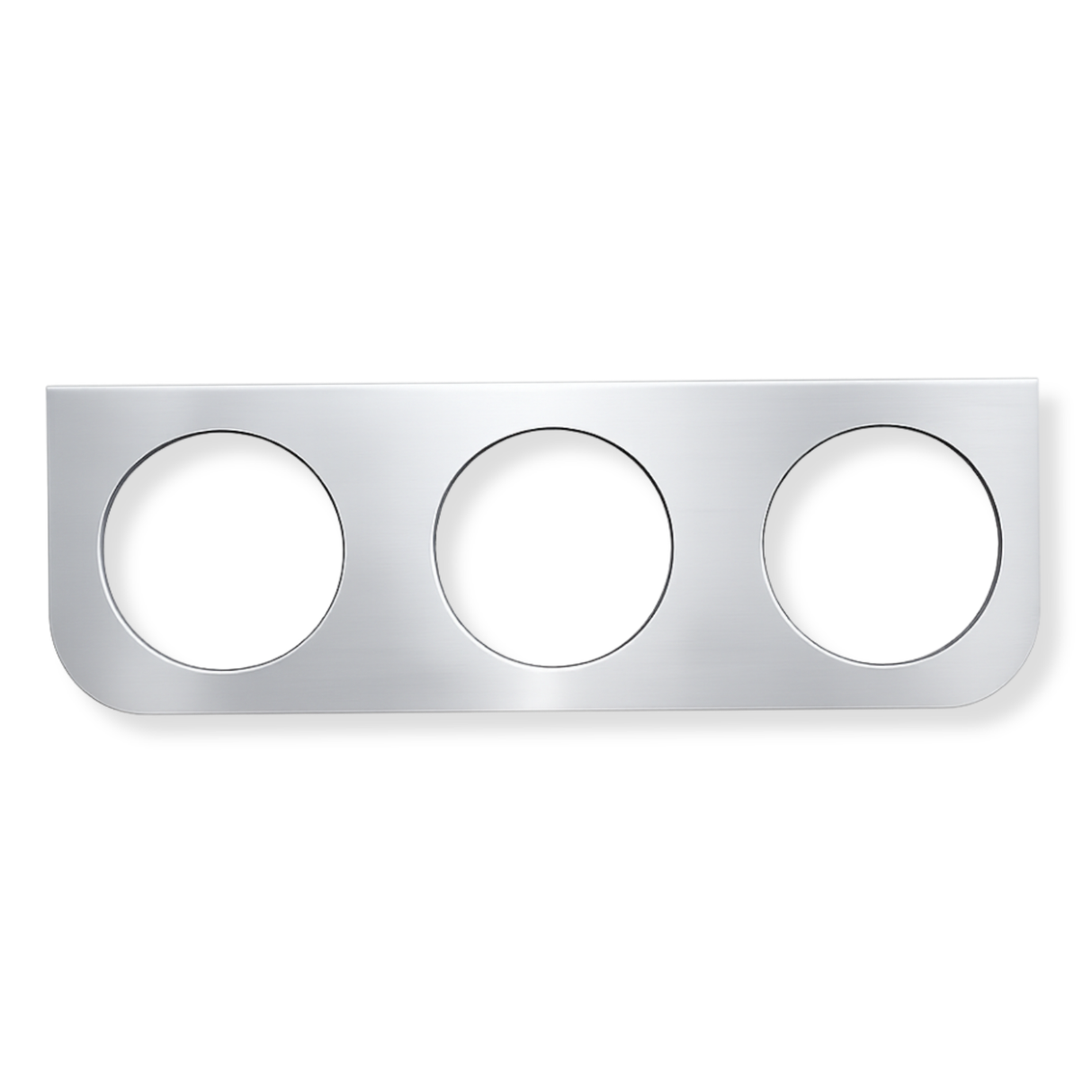 Soporte Lateral Triple en Acero Inoxidable para Lámparas 4´´