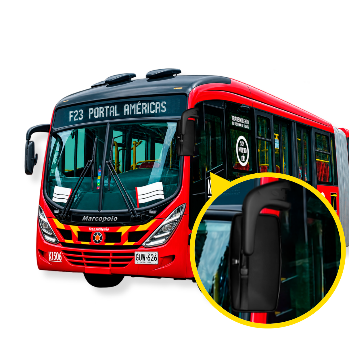 Brazo Soporte Tipo Busscar