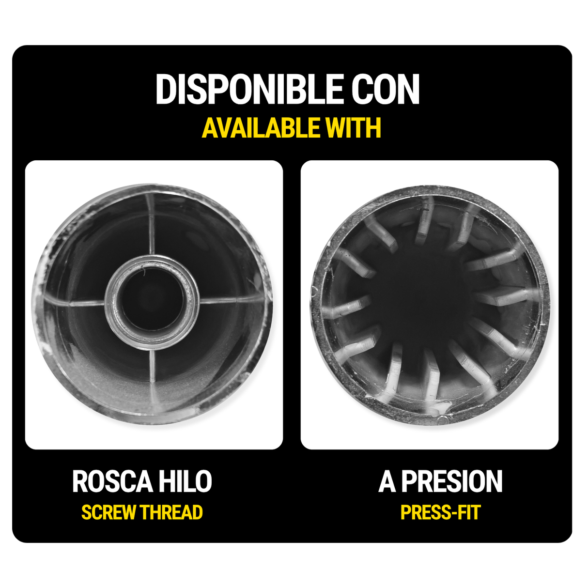 Tapa Pernos Tipo Bala Rosca 33ml