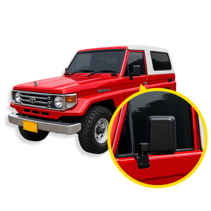 Espejo Negro Toyota Macho Soporte Largo