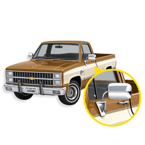 Espejo Cromado Chevrolet C-10