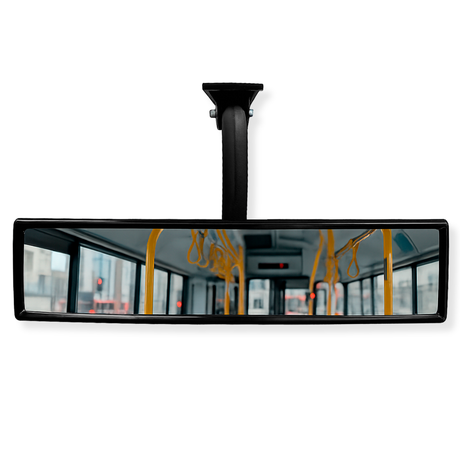Retrovisor Panorámico Soporte Plástico Largo