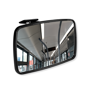 Retrovisor Plástico Luna Plana Soporte Metálico