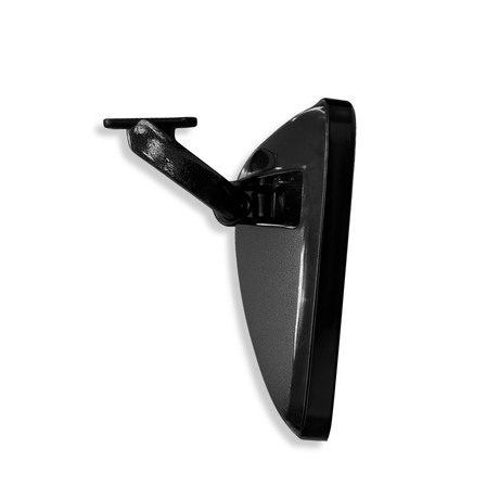Retrovisor Plástico Luna Plana Soporte Metálico