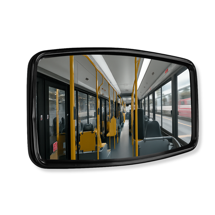 Retrovisor Plástico Luna Plana Soporte Metálico