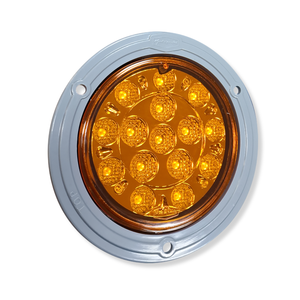 Lámpara LED Aro Plástico Gris 4´´
