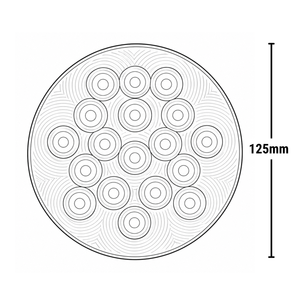 Lámpara LED Ø125mm