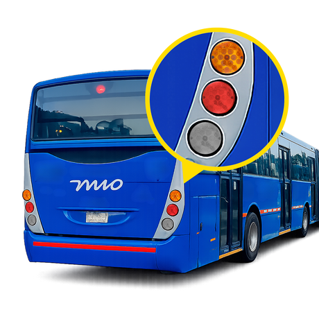 Lámpara LED Ø150mm Bus Transporte Masivo