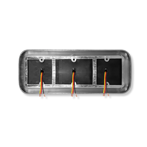 Lámpara LED Triple Base Alta Cromada