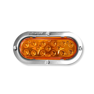 Lámpara LED Ovalada Aro en Acero Inoxidable
