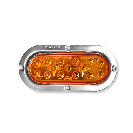 Lámpara LED Ovalada Aro en Acero Inoxidable