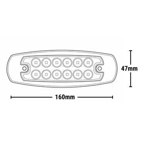 Lámpara LED Lateral / Frontal Aro en Acero inoxidable