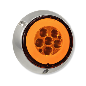 Lámpara Halo LED Aro Alto en ABS Cromado 4´´