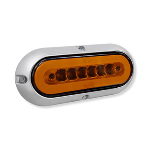 Lámpara Halo LED Ovalada Aro ABS Cromado