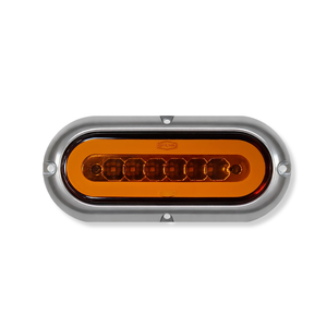 Lámpara Halo LED Ovalada Aro ABS Cromado