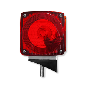 Lámpara Semáforo Cromado Ford Soporte Plano/Curvo