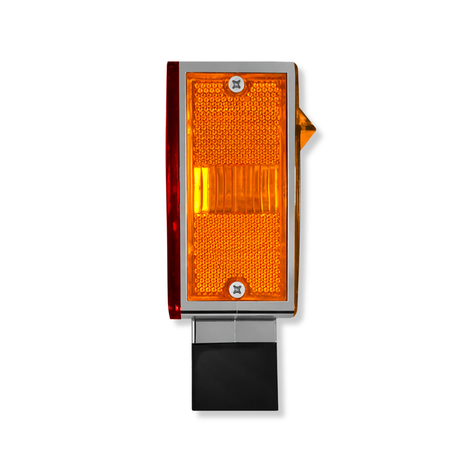 Lámpara Semáforo Cromado Ford Soporte Plano/Curvo