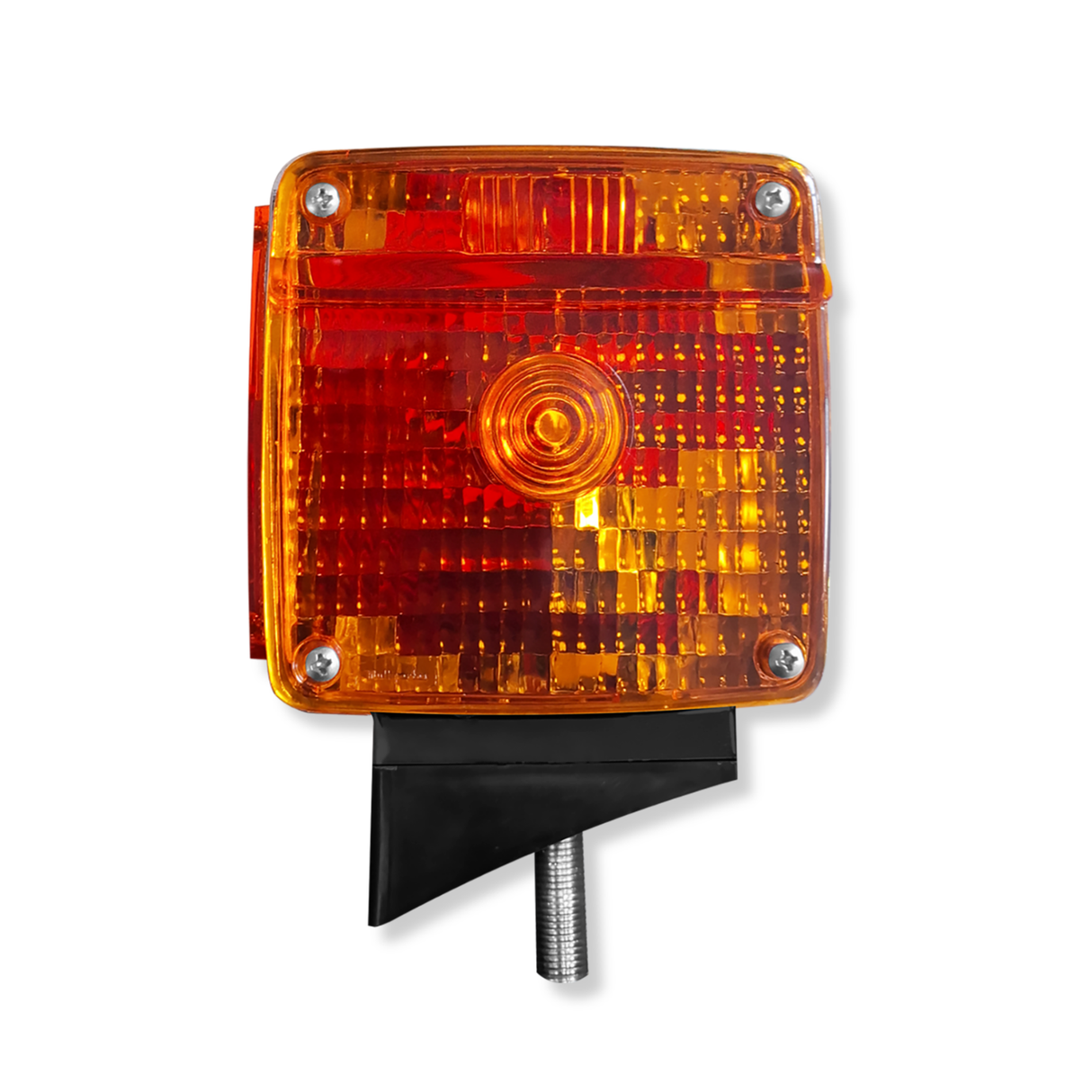 Lámpara Semáforo Negro Ford Soporte Plano/Curvo