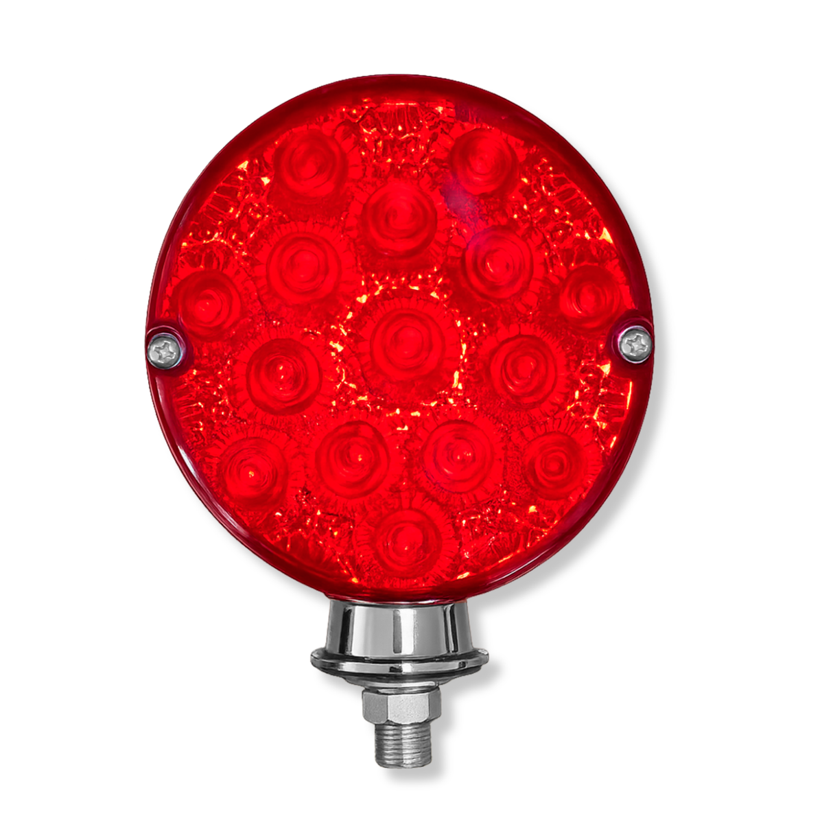 Lámpara Semáforo LED Aro en ABS Cromado Ø110mm