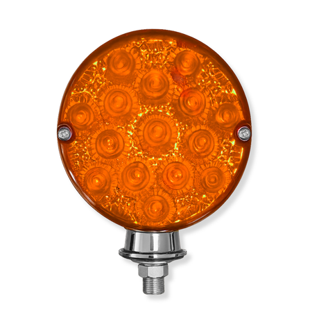 Lámpara Semáforo LED Aro en ABS Cromado Ø110mm