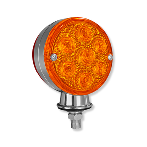 Lámpara Semáforo LED Aro en ABS Cromado Ø77mm