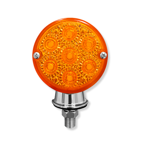 Lámpara Semáforo LED Aro en ABS Cromado Ø77mm