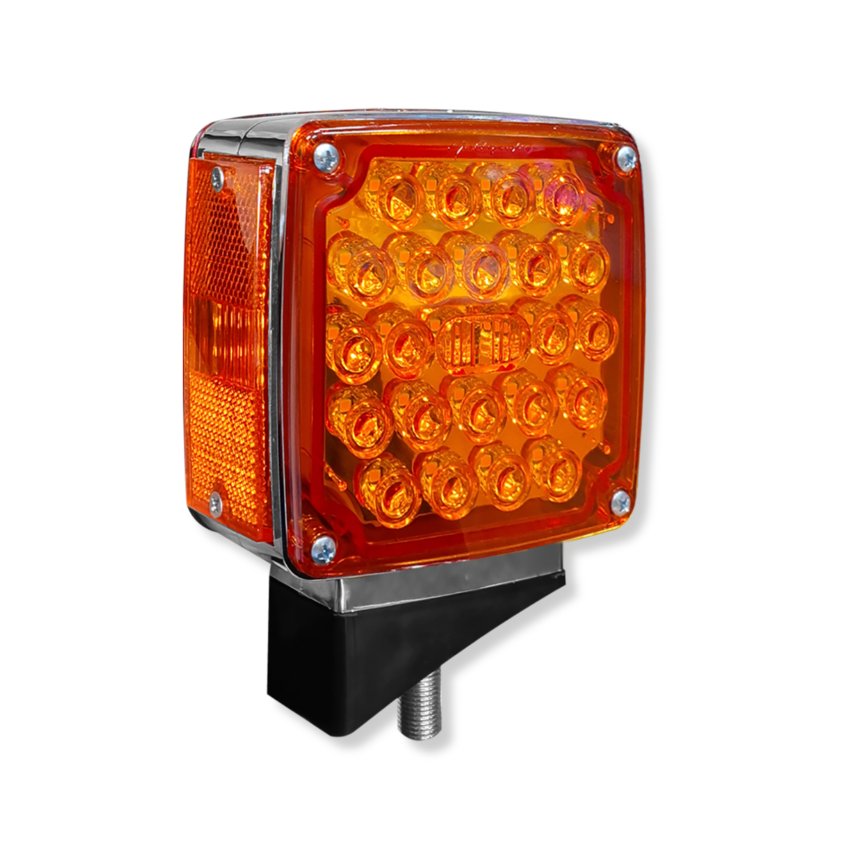 Lámpara Semáforo LED Negra Ford Soporte Plano/Curvo