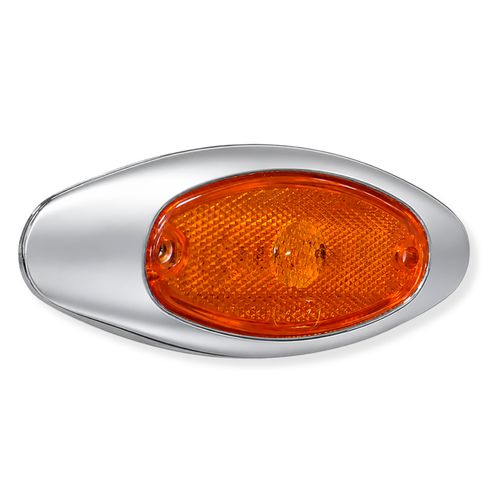 Lámpara LED Lateral Base Cromada Tipo Marcopolo