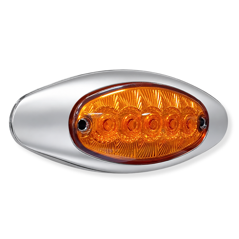 Lámpara LED Lateral Base Cromada Tipo Marcopolo