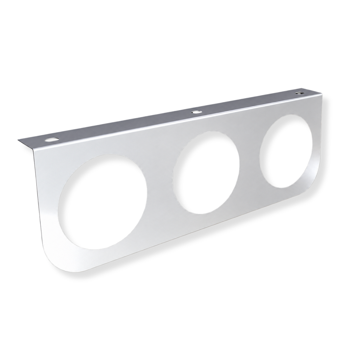 Soporte Lateral Triple en Acero Inoxidable para Lámparas 4´´