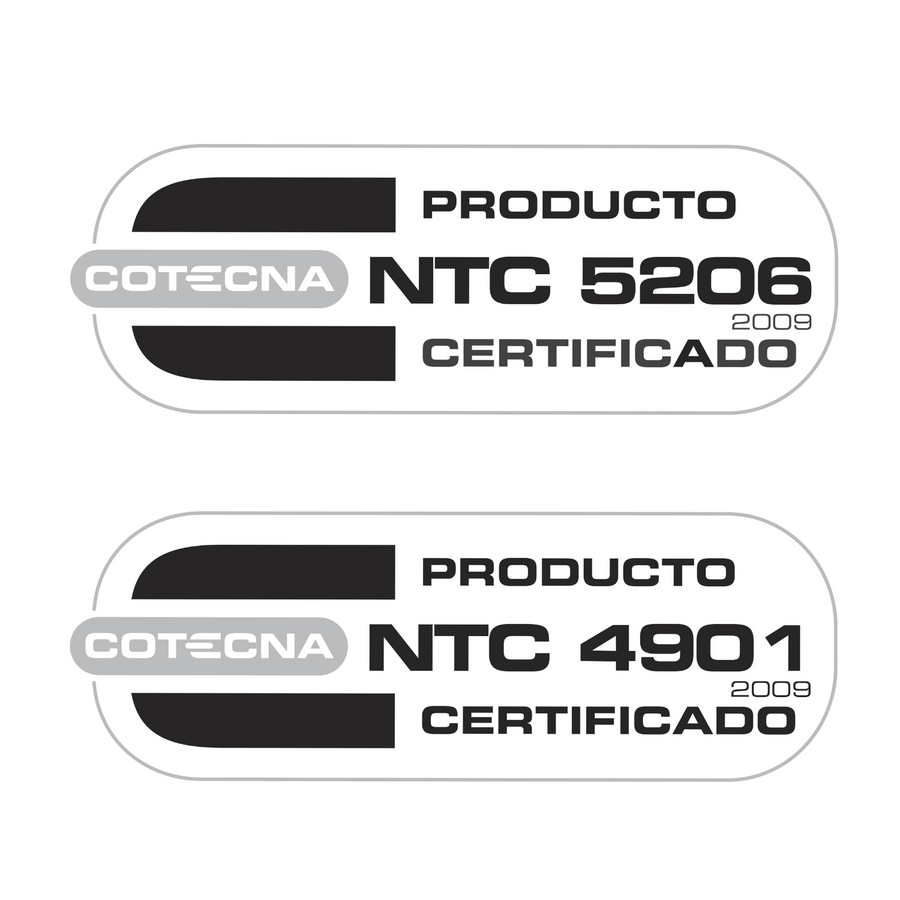 Sello de producto de calidad certificado