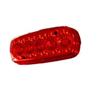 Lampara led roja auxiliar plástica de sobreponer