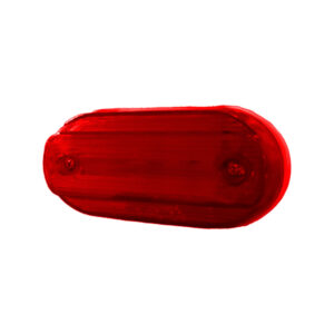 Lampara led lateral roja de sobreponer universal